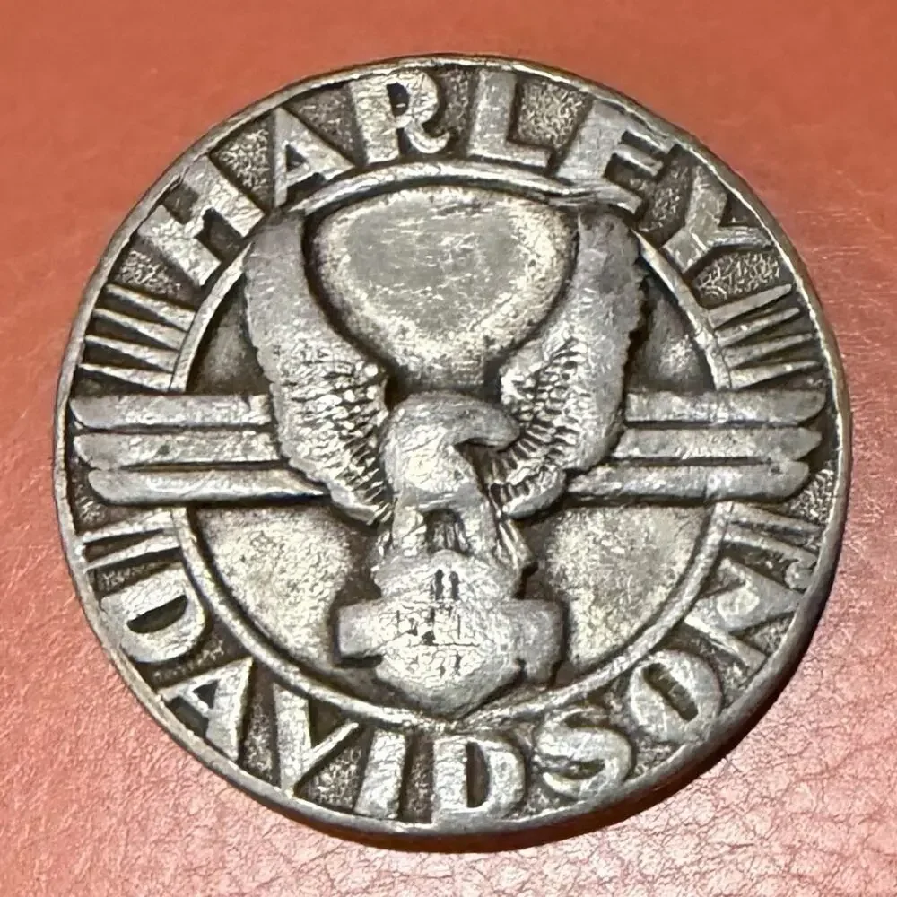 VINTAGE - 1992 Siskiyou - HARLEY DAVIDSON Pewter Belt Buckle R-88 Made in USA